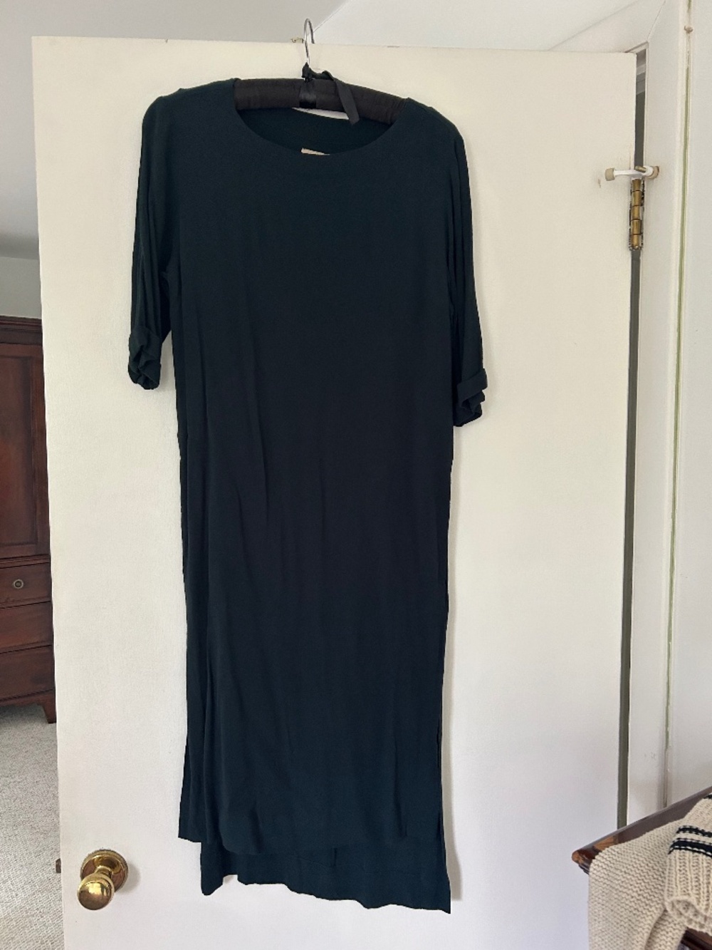 Dark green dress